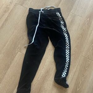 Forever 22 race stripe pants